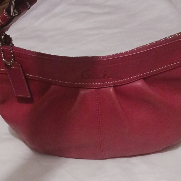 Coach Handbags - Coach shoulder/ handbag  Fushia  color